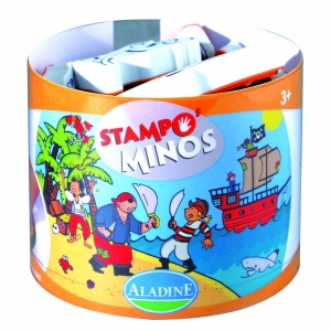 SET CREATIV STAMPOMINOS PIRATI