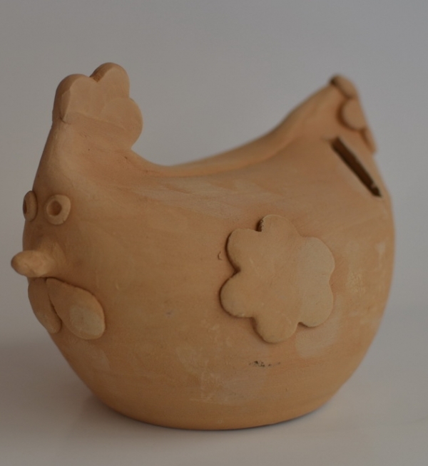 Pusculita din ceramica gaina