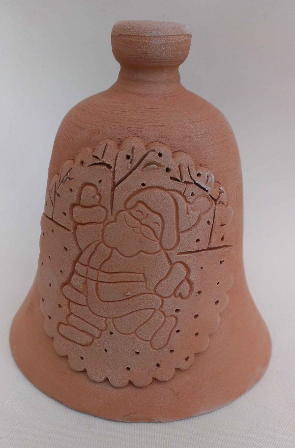 Clopotei mos Craciun 2- 12x10cm, 220gr.