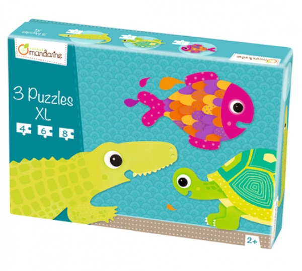 3 XL puzzles, Scaled creatures