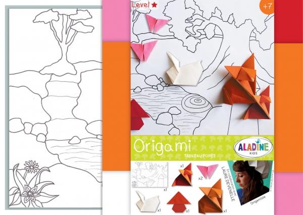 SET CREATIV ORIGAMI WALL ART FOREST