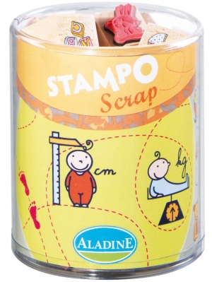 SET CREATIV STAMPO SCRAP ZI DE NASTERE