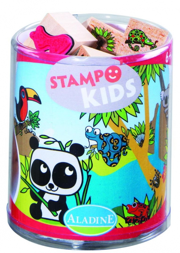 SET CREATIV STAMPO KIDS JUNGLA